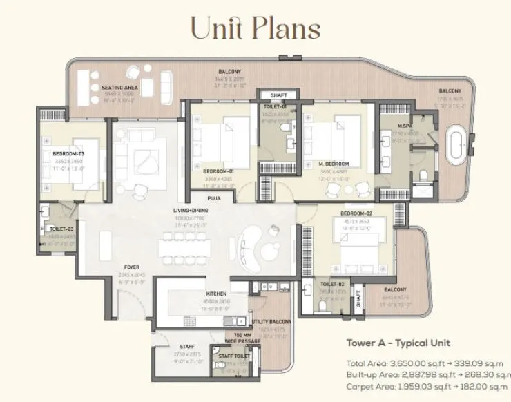 3 BHK Plan